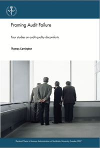 Framing Audit Failure